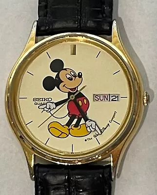 Pre-owned Seiko Mickey Mouse Wristwatch • $75