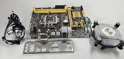 Genuine ASUS H81M-E LGA 1150 DDR3 Motherboard W/ Fan & I/O Shield Tested • $58