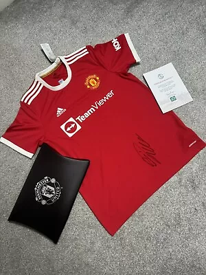 Cristiano  Ronaldo Manchester United  2021/2022 Signed Shirt Club COA • $1615.11