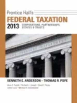 Prentice Hall's Federal Taxation 2013 + New Myaccountinglab With Pearson EText:  • $248.19