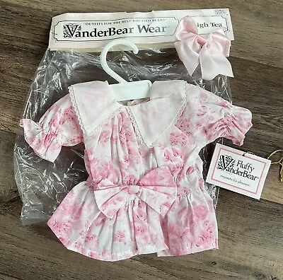 Vintage Vanderbear Wear  High Tea Dress Outfit 12” Bear/Doll  FLUFFY • $12.50