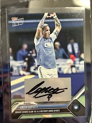 2023 Topps Now MLS 91 ENZO COPETTI CHALOTTE FC  HAND Signed Auto • $19.99