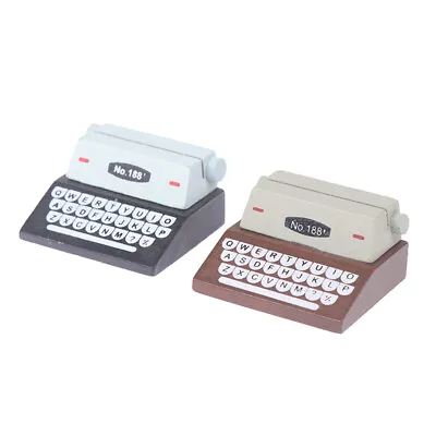 1Pc 1:12 Dollhouse Miniature Typewriter Cashier Typewriter Model Doll Decor Toy • $1.99