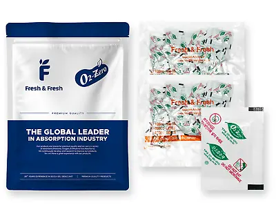 Fresh & Fresh (80 Packet) Premium Oxygen Absorbers 100 CC- (2 Bag Of 40 Packet) • $10.99
