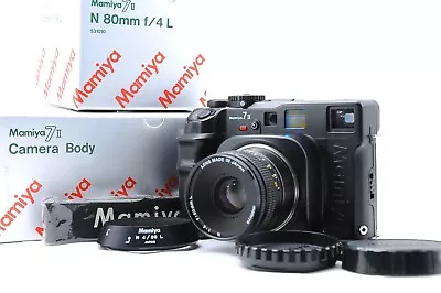 [Top Mint In Box] Mamiya 7 II Medium Format Black Body W/ N 80mm F4 L From Japan • $5399.99