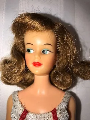 1965 Ideal Glamour Misty Doll M-12 Tammy's Friend Bathing Suit Brown Hair Green • $58.99