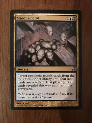 Mind Funeral X1 Modern Masters Moderate Play MTG • $3
