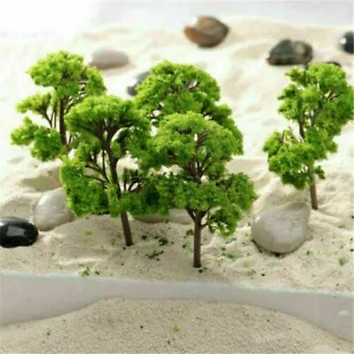 20Pcs Trees Model HO OO Scale Railroad Wargame Train Diorama Landscape Scenery U • $8.99