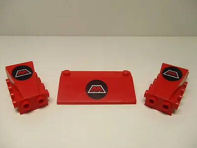 (D15/10) LEGO Classic Space M-Tron Bricks Spare Parts Printed Red • $13.80