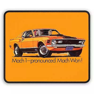 Ford Mustang Mach 1 - 1970 Print Ad - Custom Premium Quality Mouse Pad • $19.95