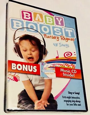 Baby Boost Nursery Rhymes DVD WIth Bonus Music CD Sing-a-Song • $16.95