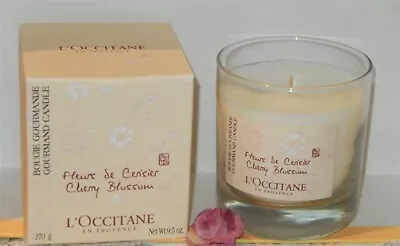 L'Occitane Cherry Blossom Fleurs De Cerisier Scented Candle LG 9.5 Oz Rare NIB • $65.99