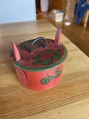 Antique Norwegian Tine Box • $65