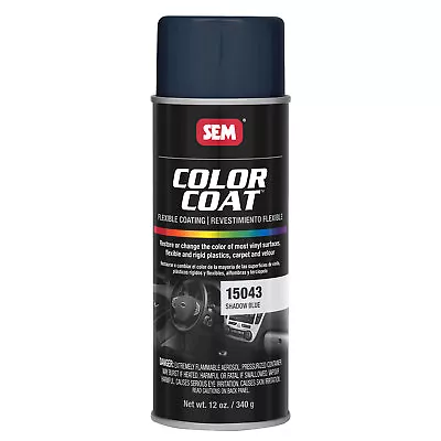 SEM Paint Carpet Plastic Vinyl Flat Shadow Blue Aerosol 12 Oz. Ea 15043 • $14.99