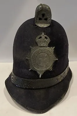 Birkenhead Borough Police Bobby Helmet Police Hat 1950’s England UK Vintage • $421.44