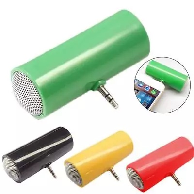 Mini 3.5mm Directnsert Stereo Speaker Music Player Loudspeaker For Phone PC- • $3.38