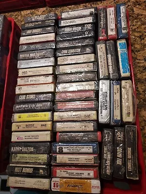 RARE 8 TRACK TAPES-$3 Each Of YOUR CHOICE-VARIOUS GENRE And ARTISTS-WE COMBINE-a • $3