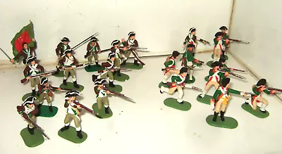 Armys In Plastic American Revolution 22 Painted Figures Mostly Marines 54mm. • £28.85