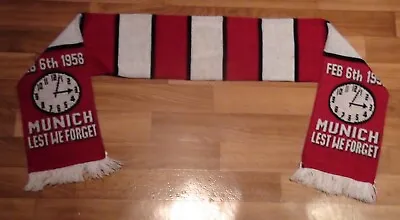 Scarves Manchester United Munich Air Disaster Occurred On 6 February 1958 • £59.99