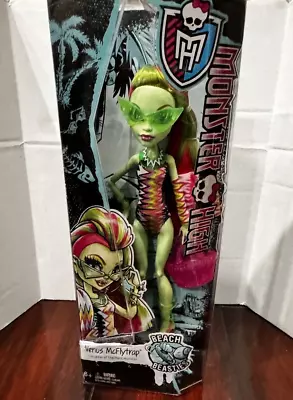 Monster High Beach Beasties Venus Mcflytrap Nib • $45