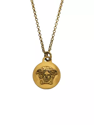 Versace Necklace Gold DG1F009 Medusa Pendants W/Box MEN'S Ladies Accessorie Auth • $254.42