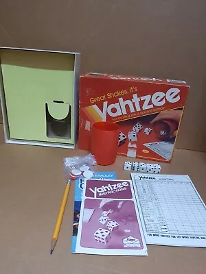 Milton Bradley Yahtzee Dice Game 1982 Vintage Original Box Complete • $3.49