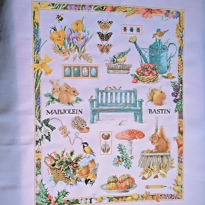 The FOUR SEASONS Marjolein Bastin Lanarte Completed Counted Cross Stitch • $150