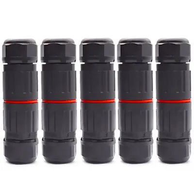 £1.99 • Buy 5 X 3 Pole Core Joint Outdoor IP68 Waterproof Electrical Cable Wire Connector UK