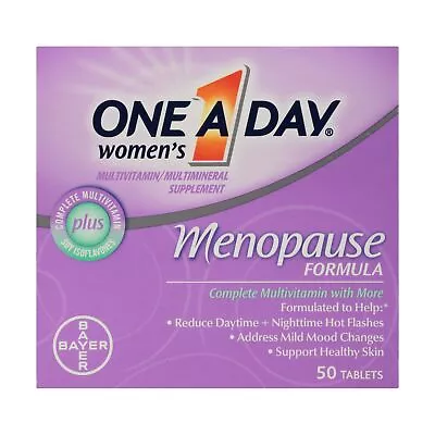 One-A-Day Women's Menopause Formula Multivitamin 50-tablet Skin Heart Health • $27.78