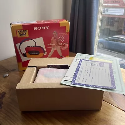 Vintage SONY My First Sony WM-3300  Walkman Cassette Player Headphones & Box!! • $175