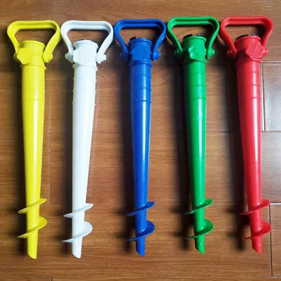 $12.09 • Buy Beach Umbrella Sand Anchor Duty Plastic Sunshade Sun Umbrella Holder Spike Stand
