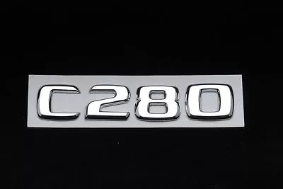 Trunk Lid Rear Emblem Badge Chrome Letters C 280 Fits Mercedes W203 C-Class C280 • $14.99