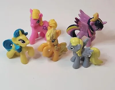 My Little Pony Assorted Plastic Mini Figure Toys (5) Cake Toppers Play Crafts • $7.95