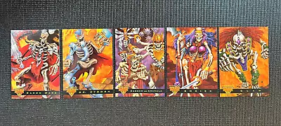 1995 Fleer Ultra Skeleton Warriors - Glow In The Dark Luma Bone - Complete Set • $4.99