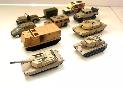 (Lot Of 10) Micro Machines Military Vehicles Matchbox MB82-A1 M60A1 M1A1 Tank • $21.99