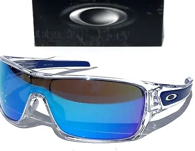 NEW Oakley TURBINE ROTOR Clear And Blue W POLARIZED Galaxy Blue  Sunglass 9307 • $158.88