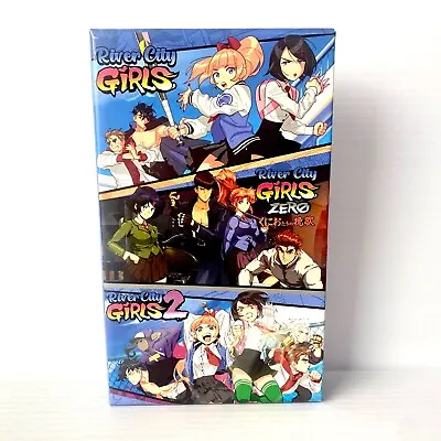 River City Girls 1 + 2 + Zero + Box Set Slipcase - #2 Is Sealed Nintendo Switch • $399.99