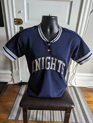 Vintage Navy Blue Rawlings KNIGHTS Baseball Softball Jersey Size 36 M • $29.95