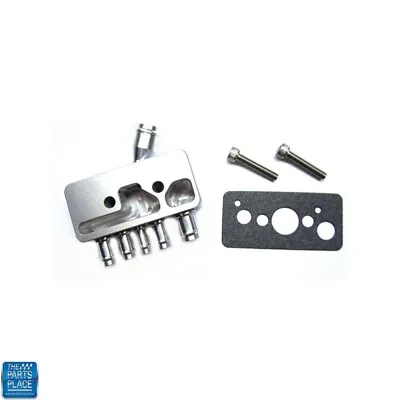 1989 Turbo Trans Am / 86-87 GN Ribbed Aluminum Vacuum Block W/ Gasket & Screws • $56.99