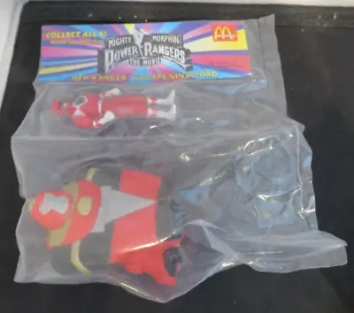 1995 McDonald’s Mighty Morphin Power Ranger Movie Toy (Red Ranger) • $13.50