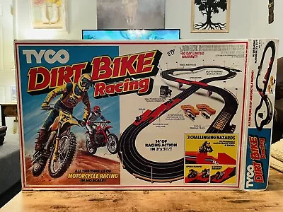 Tyco Dirt Bike Slot Car Racing Set 1981 • $75