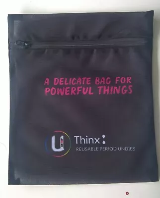 EMPTY POUCH ONLY - U By Kotex Thinx Reusable Period Undies Zipped Bag Pouch • $10