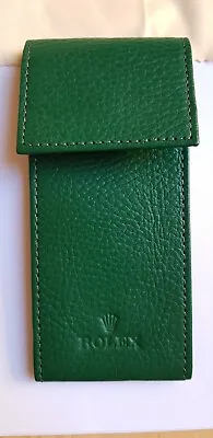 $75 • Buy Genuine Rolex Leather Watch Travel Pouch New!!! 