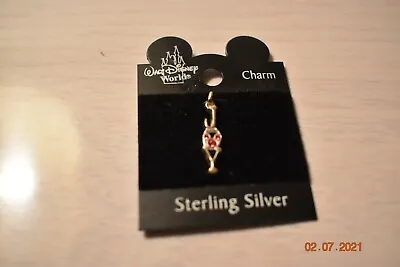 Disney Sterling Silver Charm Mickey Mouse Pink Crystal JOY New WDW Free Shipping • $14.99