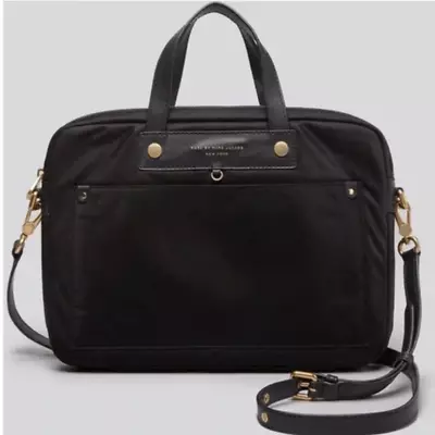 Marc By Marc Jacobs Black Laptop Case Crossbody Briefcase Handbag • $65