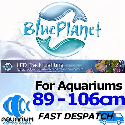 Blue Planet Aquarium Fish Tank Light LED Track Lighting 7 POD 3ft 90cm • $144.99