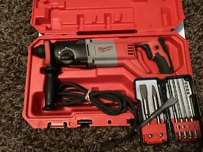 Preowned - Milwaukee 5262-21 SDS PLUS Rotary Hammer Kit; WITH BOSCH BIT KIT INCL • $109.99