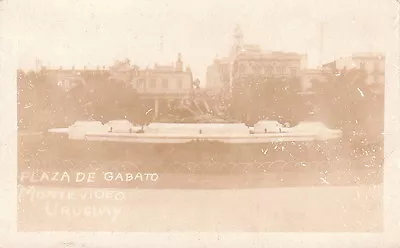Postcard RPPC Plaza De Gabato Montevideo Uruguay  • $20.05
