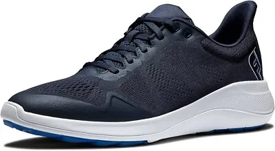 FootJoy Men's FJ Flex Spikeless Golf Shoes Sneakers Navy Blue (56140) New • $54.99