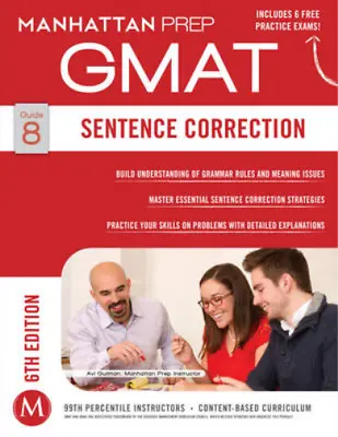 Sentence Correction GMAT Strategy Guide (Manhattan Prep GMAT Strategy Guides) M • £3.36